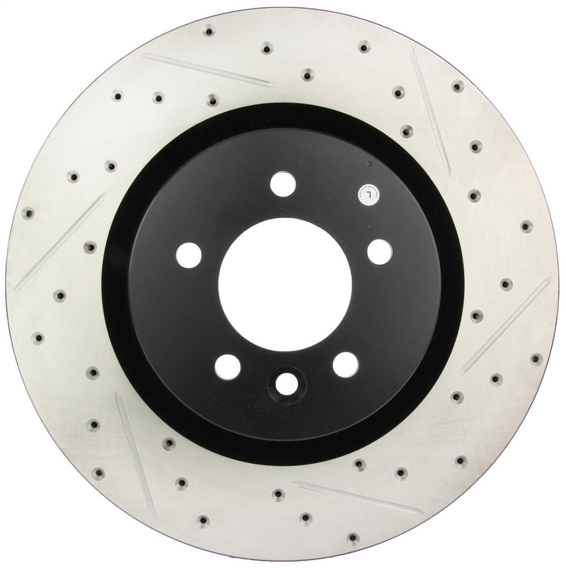 Sport Drilled/Slotted Brake Rotor StopTech 127.22011L (Front Left), 1 Pack