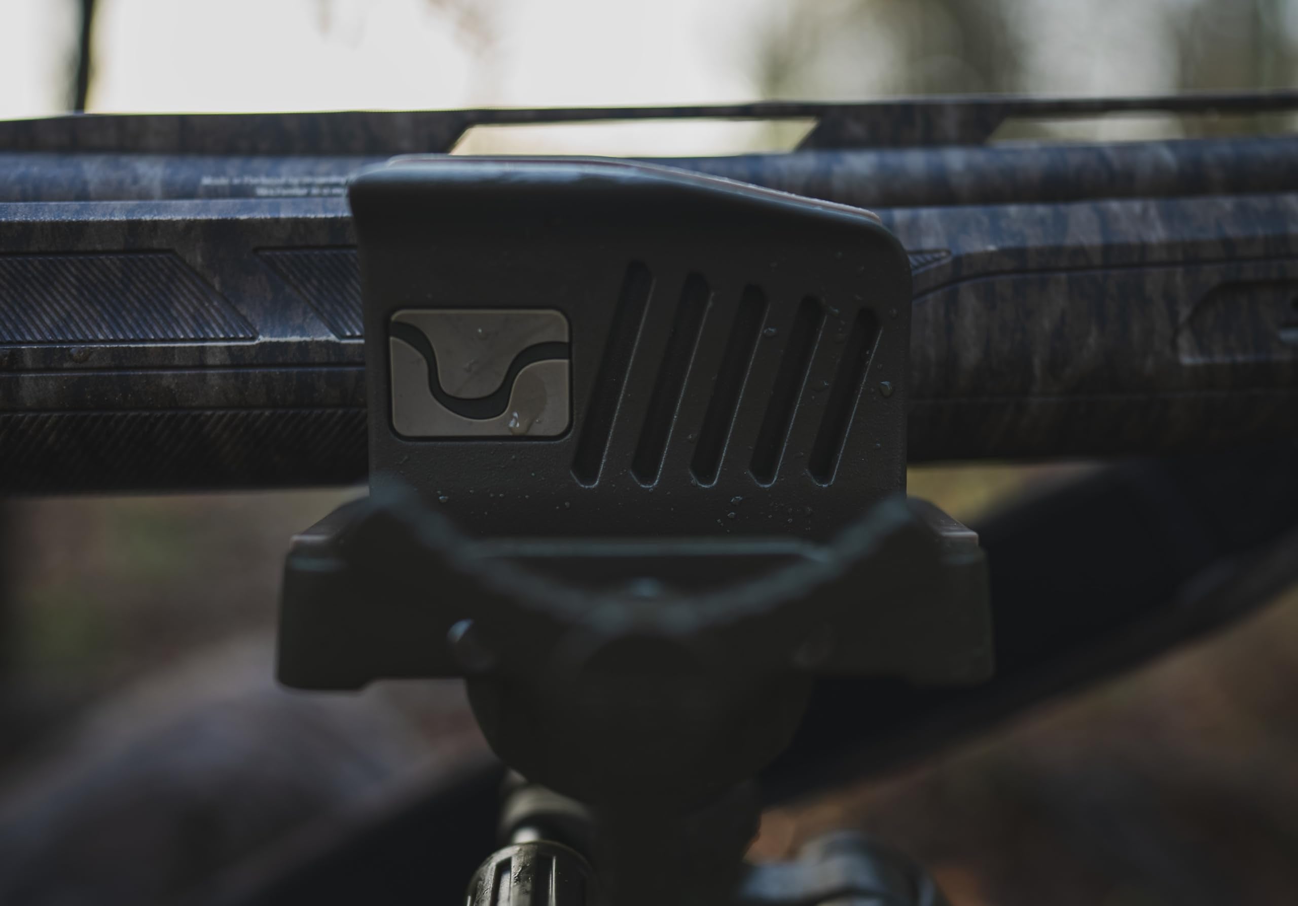 DeathGrip BOG Mossy Oak Bottomland Camo Tripod with Durable Aluminum Frame, Lightweight, Stable Design, Bubble Level, Adjustable Legs, and Hands-Free Operation for Hunting, Shooting, and Outdoors