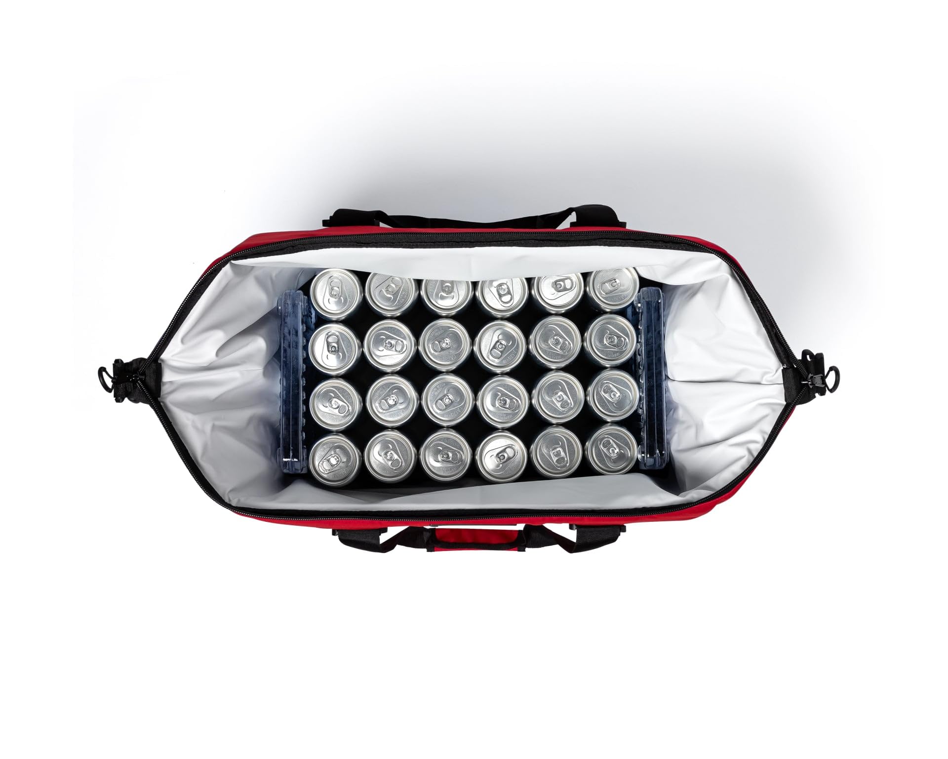 Coolers AO Original Soft-Sided Cooler Bag, Leak-Proof, Insulated, Lightweight, Red, 48-Can