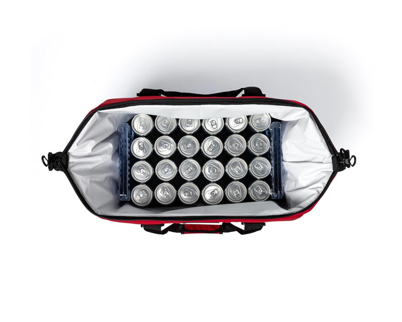 Coolers AO Original Soft-Sided Cooler Bag, Leak-Proof, Insulated, Lightweight, Red, 48-Can