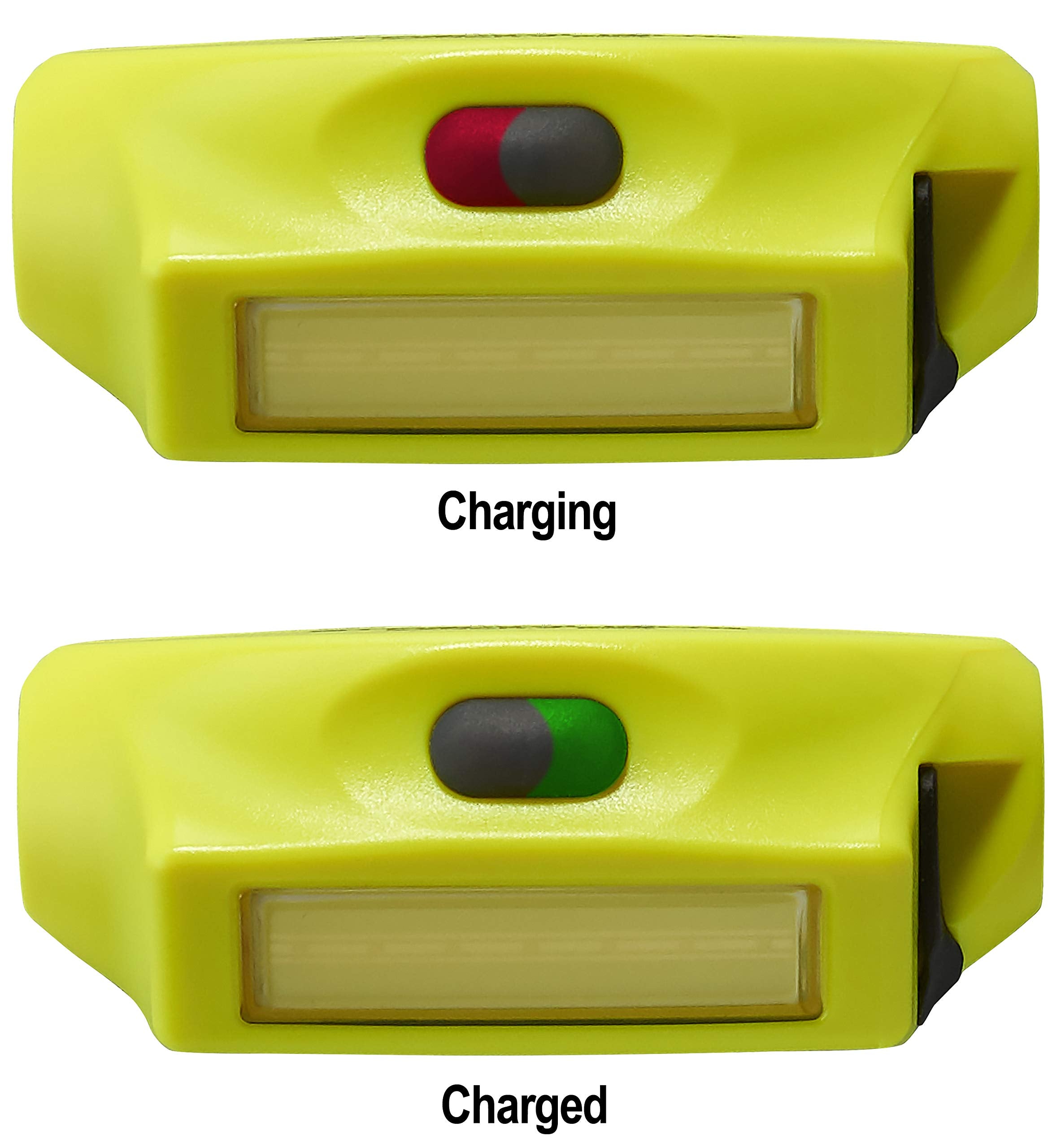 Bandit Pro Streamlight 61710 180-Lumen USB Rechargeable LED Headlamp with Elastic Head Strap, Visor Clip, and USB Cable, Yellow