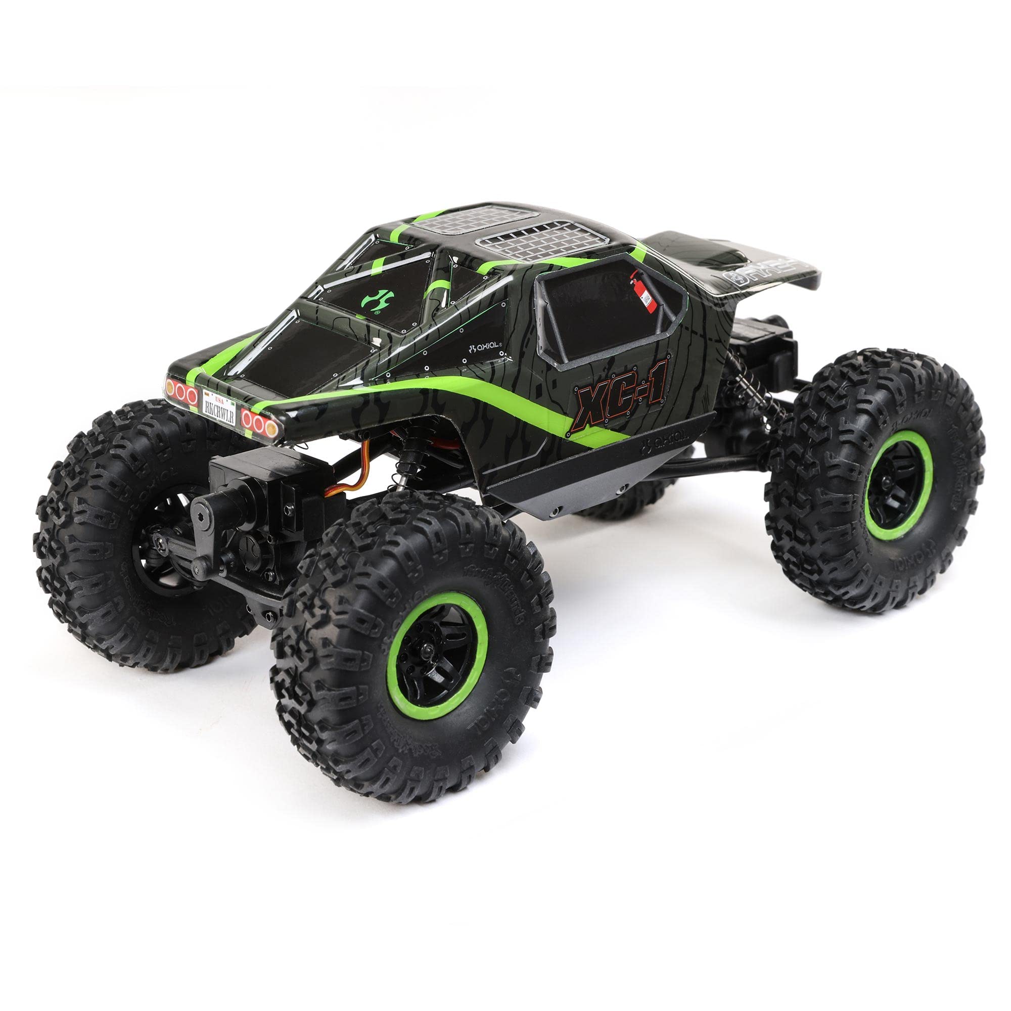 Axial RC Truck 1/24 AX24 XC-1 Brushed 4WS Crawler RTR (Includes Everything Needed No Other purchases Required), Green, AXI00003T1