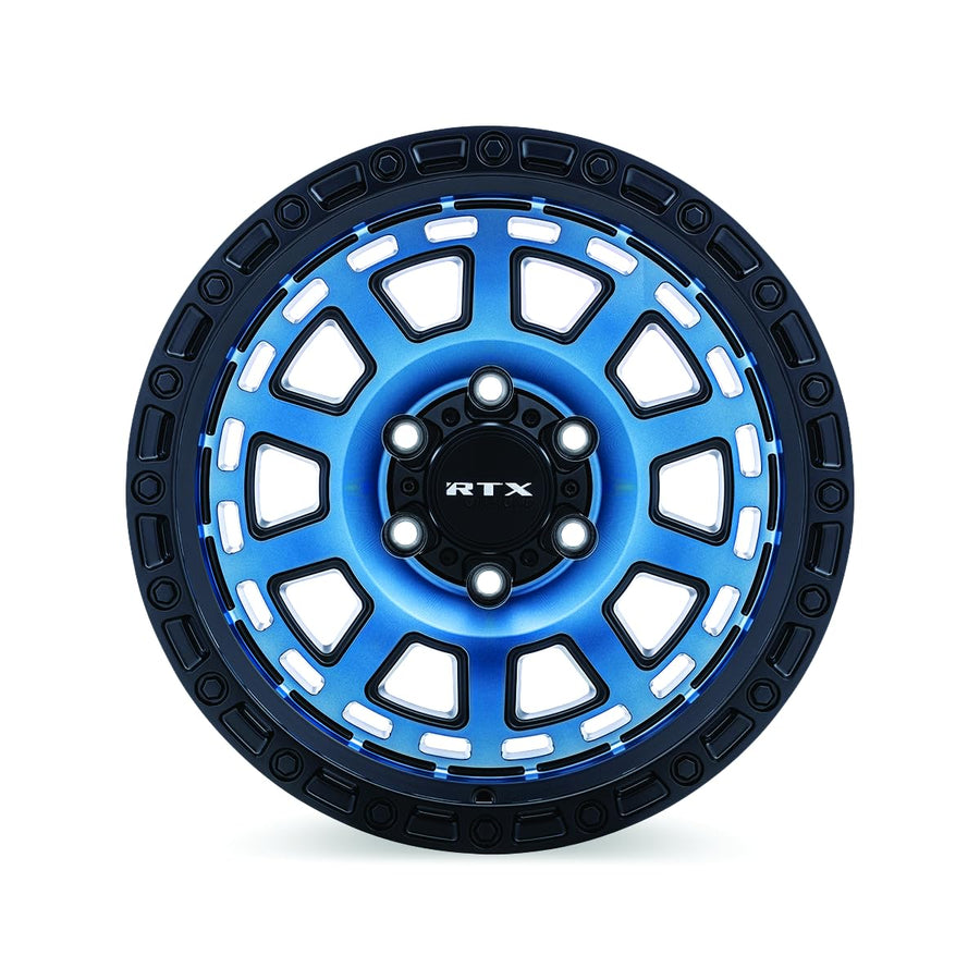 Midnight Blue RTX Titan 18x9 5x127 Wheels -15mm Offset