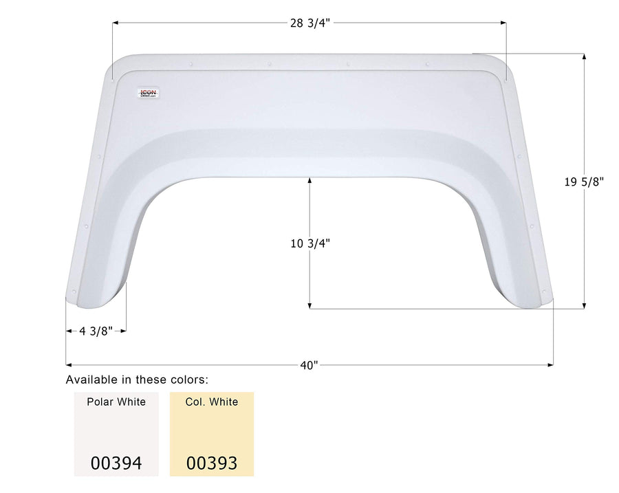Fender Skirt ICON, Single, FS320, Polar White