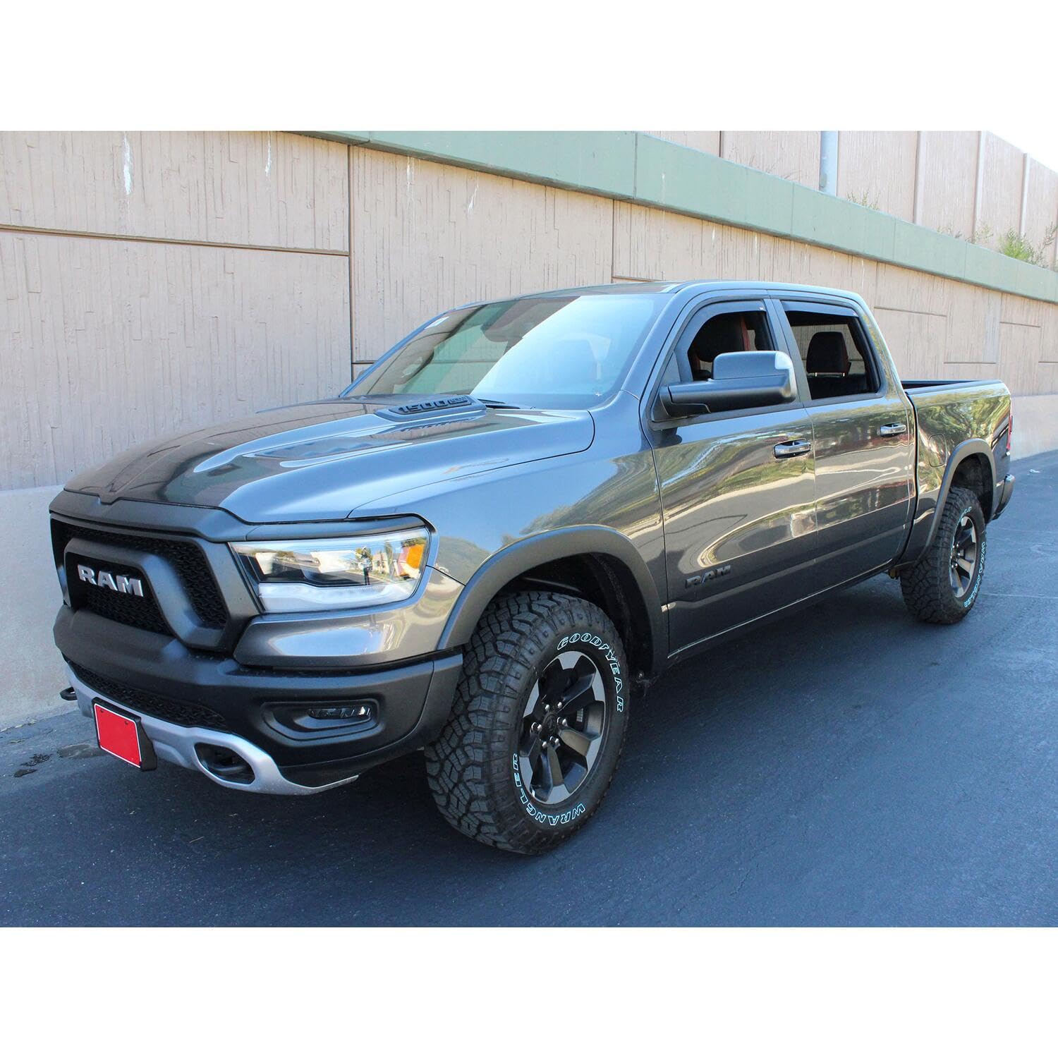 Westin 72-35907 Matte in-Channel Wind Deflector 4pc fits 2019-2026 Ram 1500 Crew Cab