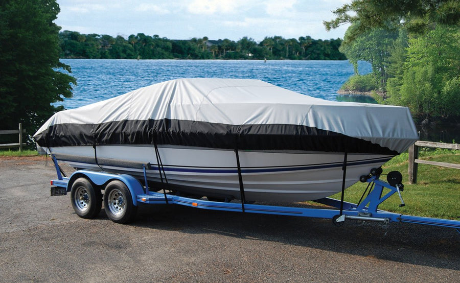 Eclipse BoatGuard Trailerable Cover for Fish & Ski Style Boats (16'-19' CL x 96" B)