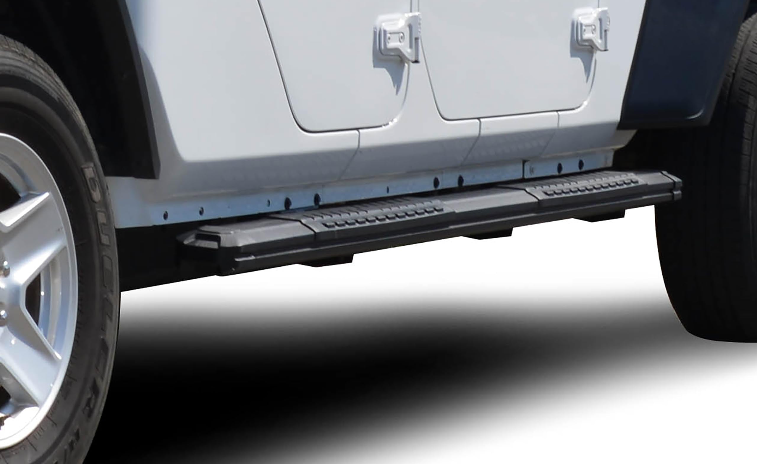 Cutlass Black Horse Running Boards Compatible with 2024-2025 Toyota Tacoma Double Cab-RN-TO24-76-BK Black