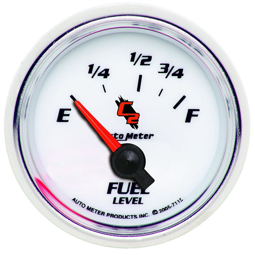 C2 Auto Meter 7115 Short Sweep Electric Fuel Pressure Gauge