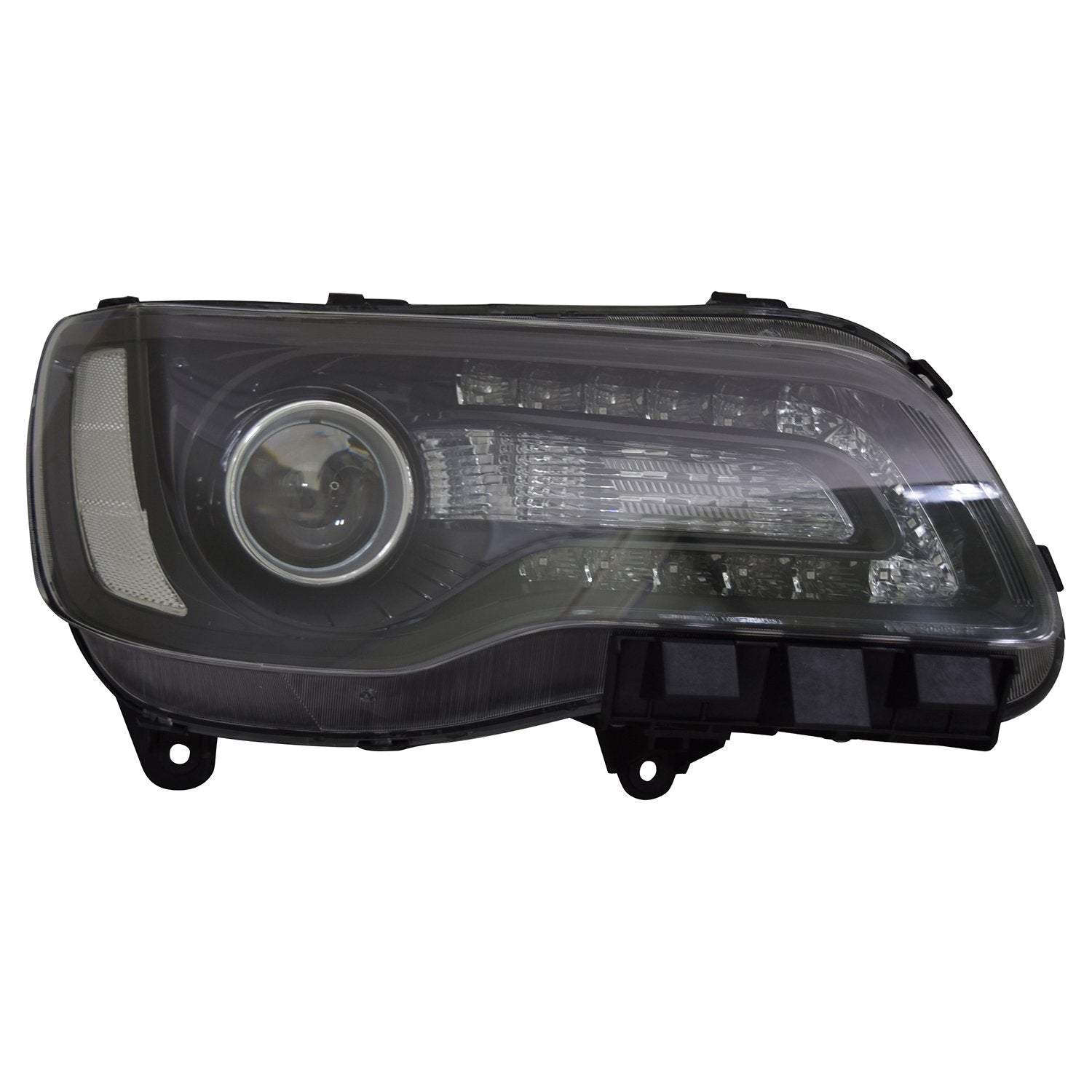 Right TYC Headlight Assembly Compatible with 2015-2017 Chrysler 300