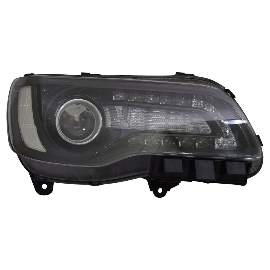 Right TYC Headlight Assembly Compatible with 2015-2017 Chrysler 300