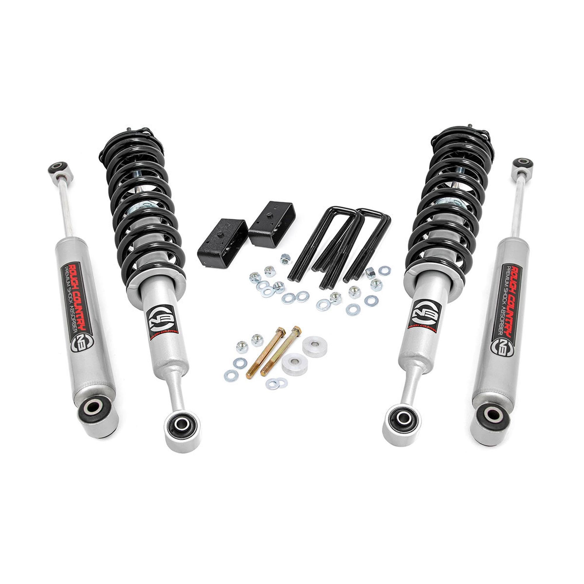 2" Rough Country Lift Kit w/N3 Struts for 2006-2020 Toyota Hilux - 76231
