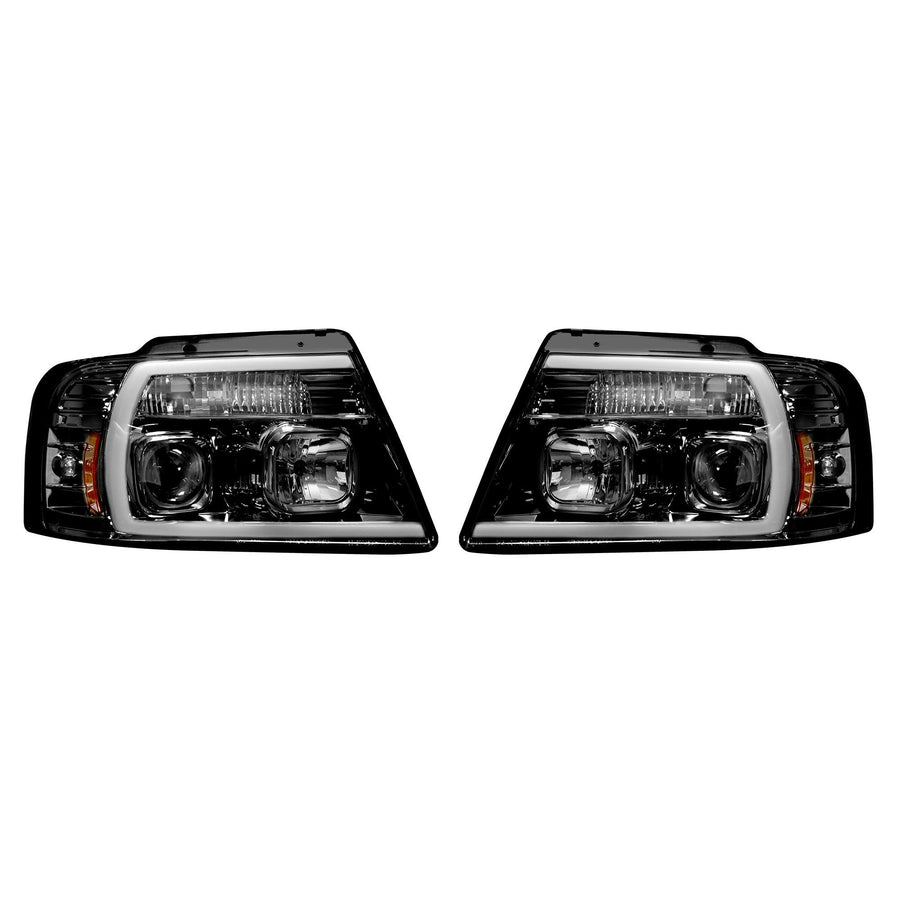 Ford F150 RECON 264198BKC For 04-08 PROJECTOR HEADLIGHTS