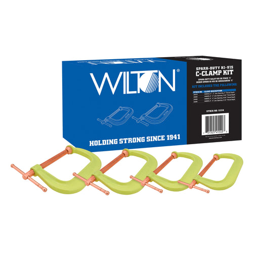 Wilton 400CS Spark-Duty Hi-Vis C-Clamp Kit (11114)