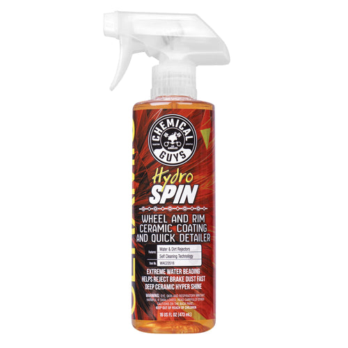Chemical Guys HydroSpin Ceramic Coating and Quick Detailer Spray - 16 oz Protects Wheels, Rims & Brake Parts with Hydrophobic Shine