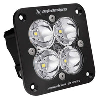 Baja Designs Squadron Sport Flush Mount Led Spot Clear Black