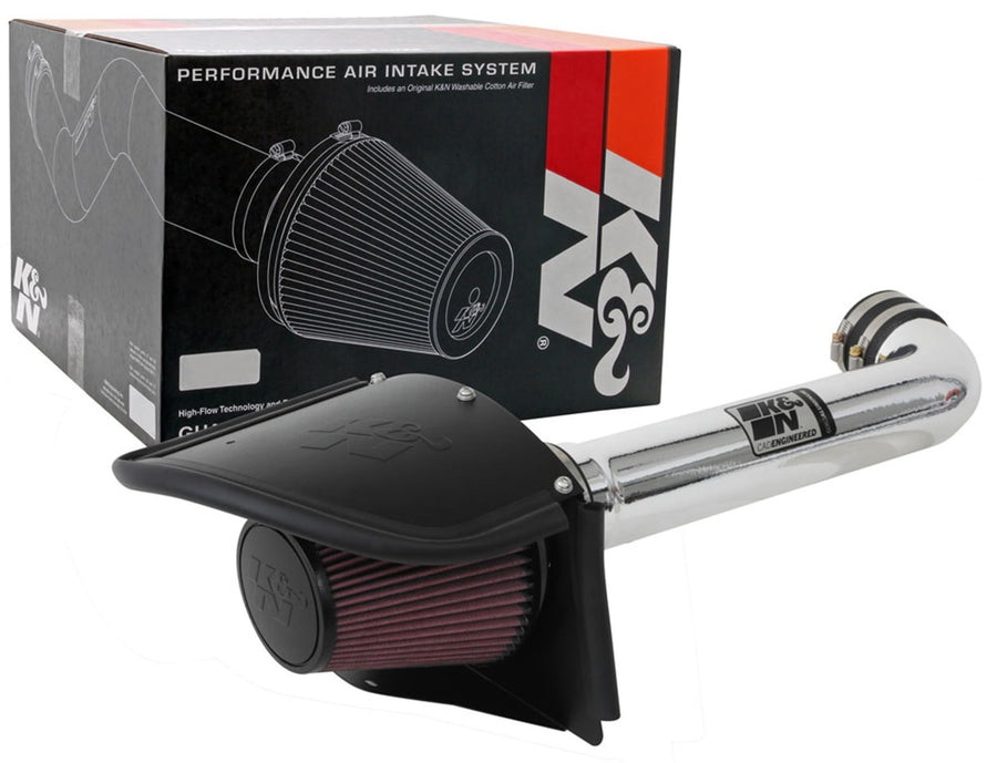 Cold Air Intake System K&N: High-Flow Air Filter, Increase Performance & Towing: Compatible with 2012-2018 JEEP: Wrangler, Wrangler JK, 77-1566KP