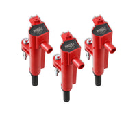 Blaster Series MSD 827376 Ignition Coil Red 3-Pack