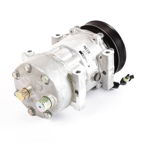 S-55037359 | Omix | AC Compressor | OE Reference: 55037359 | Fits 1991-1996 Jeep Wrangler YJ / Cherokee XJ 2.5L