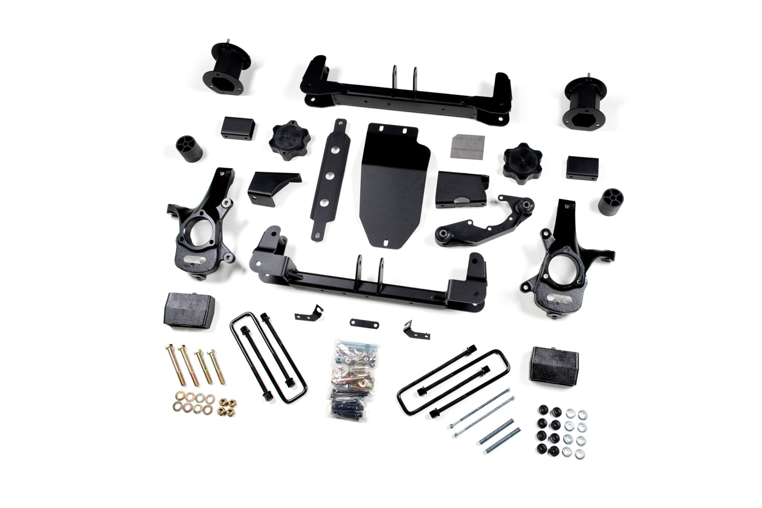 Zone Offroad 2014, 2015, 2016, 2017, 2018 Chevy Silverado/GMC Sierra 1500 ZONC27 4WD Trucks | 4.5 inch Full Suspension Lift Kit (Front & Rear) | Cast Steel Arms | No Shocks