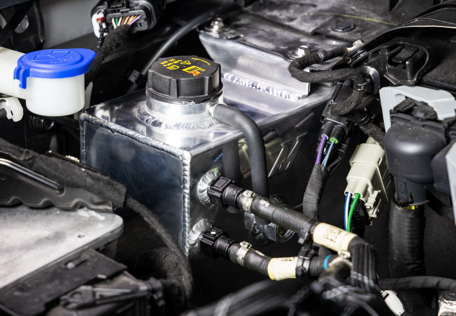 Mishimoto Expansion Tank Coolant Compatible with 2021+ Ford Bronco 2.3L/2.7L, Polished