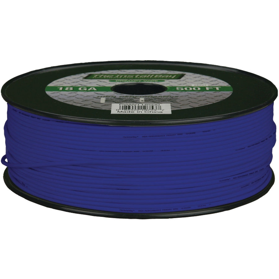 Metra PWBL18500 Electronics 18-Gauge Primary Wire (Blue)