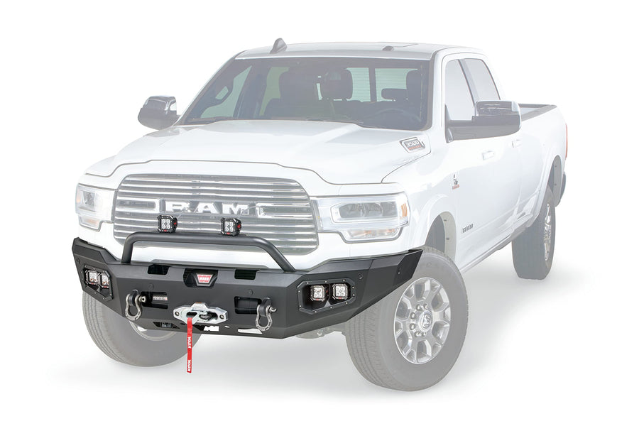 Ascent WARN 104256 Front Bumper, Fits: Dodge Ram HD 2500/3500 Trucks (2019-2021) New Body Style