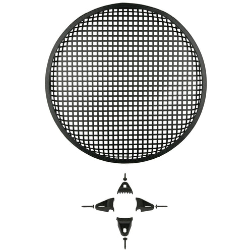 15 Inch Install Bay Steel Woofer Grille with Hardware