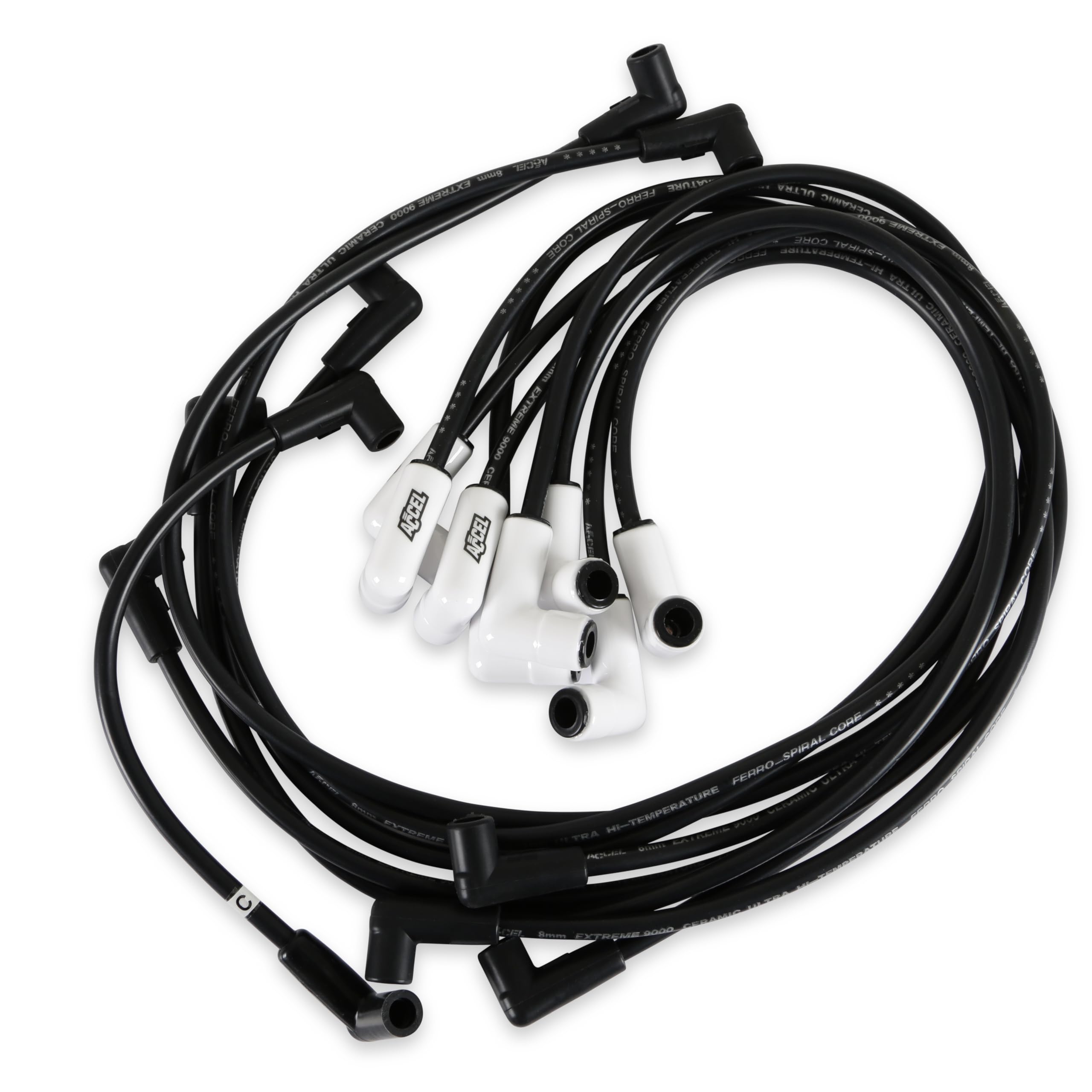 Extreme 9000 ACCEL 9013C Spark Plug Wire Set Ceramic Boot