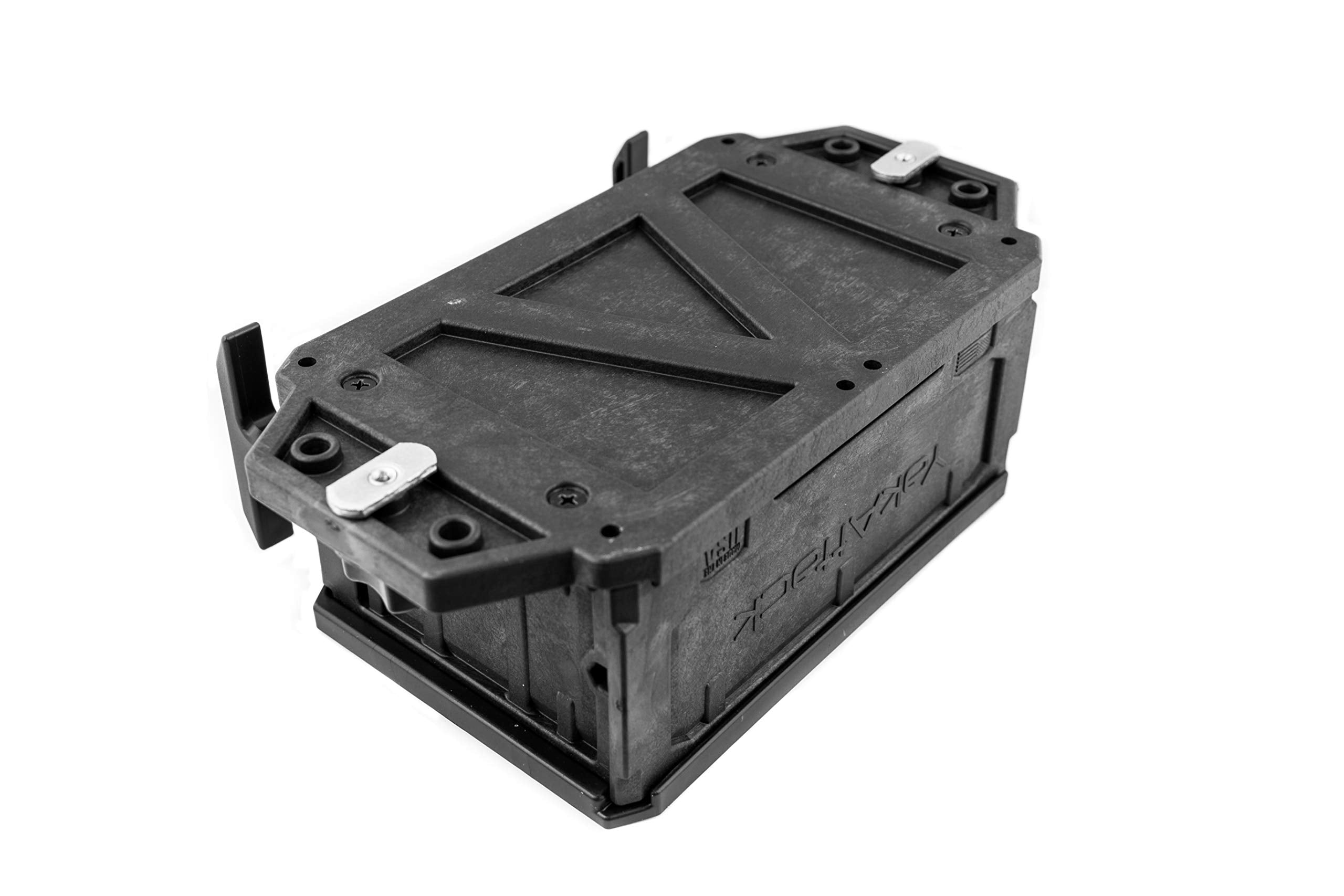 CellBlok YakAttack Track Mounted Battery Box for Fish Finders | Quick-Release Battery Storage & Mounting Platform | Fits GearTrac & Most Kayak Track Systems | Made in USA