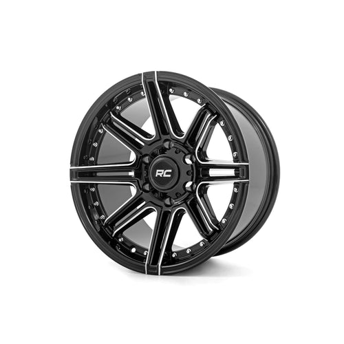 88 Series Rough Country Wheel | One-Piece | Gloss Black | 17x9 | 6x5.5 | +0mm