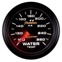 Auto Meter Phantom II 7555 Full Sweep Electric Water Temperature Gauge