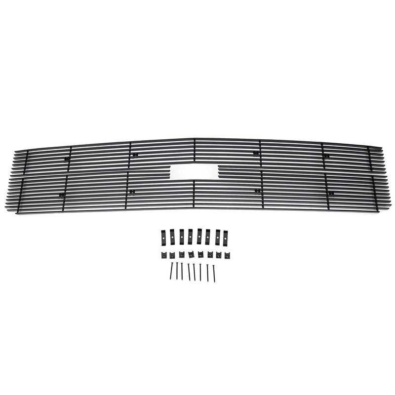 Grilles T-Rex 2015-2019 Silverado 2500, 2015-2017 3500 Billet Grille, Black, 2 Pc, Overlay - PN #21122B