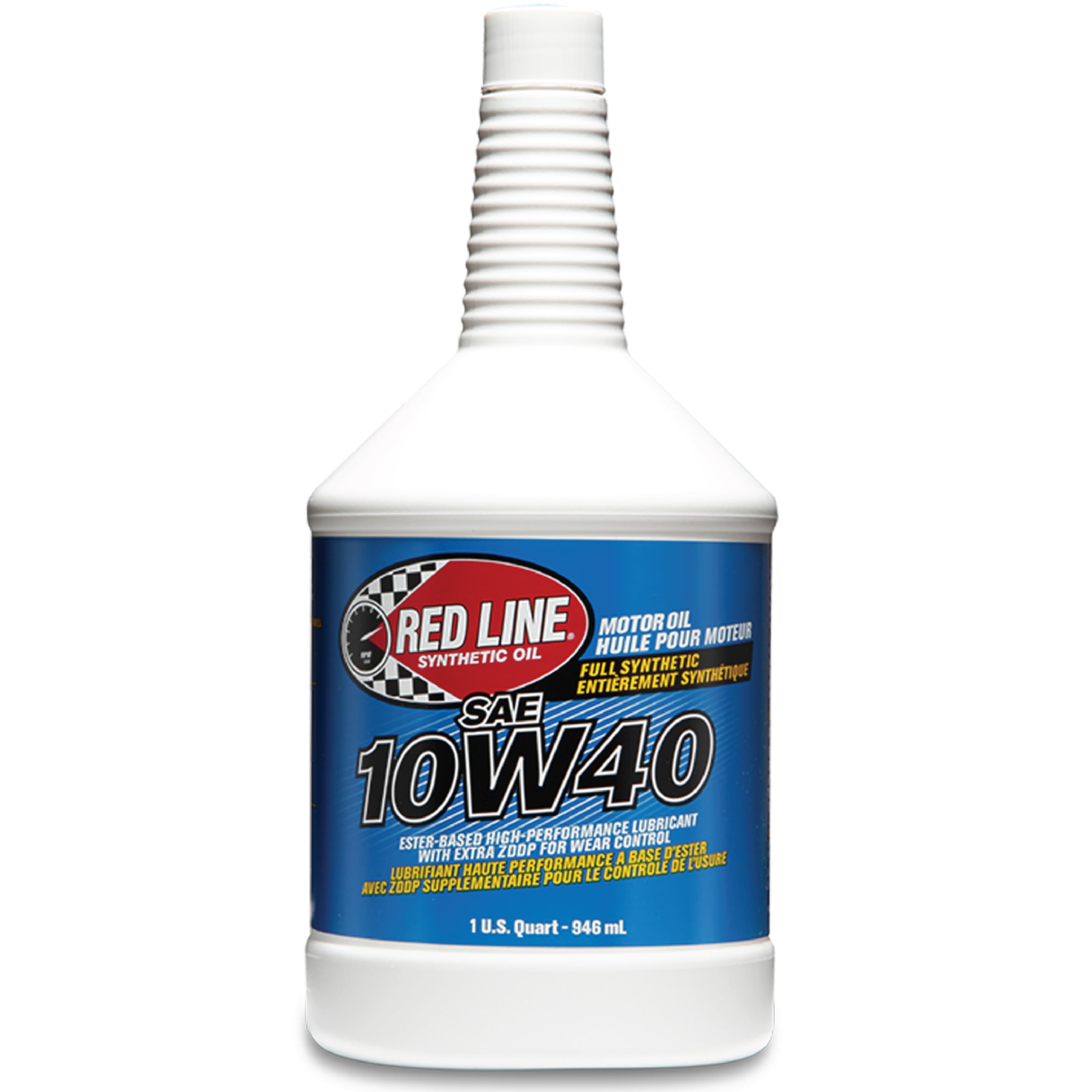 10W40 Red Line SAE Fully Synthetic Motor Oil - 1 Quart
