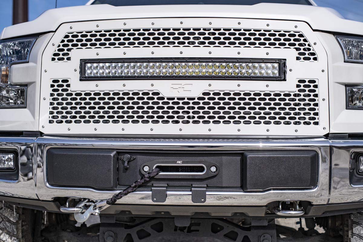Hidden Winch Mounting Plate Rough Country for 2015-2020 Ford F-150 | V8-51007