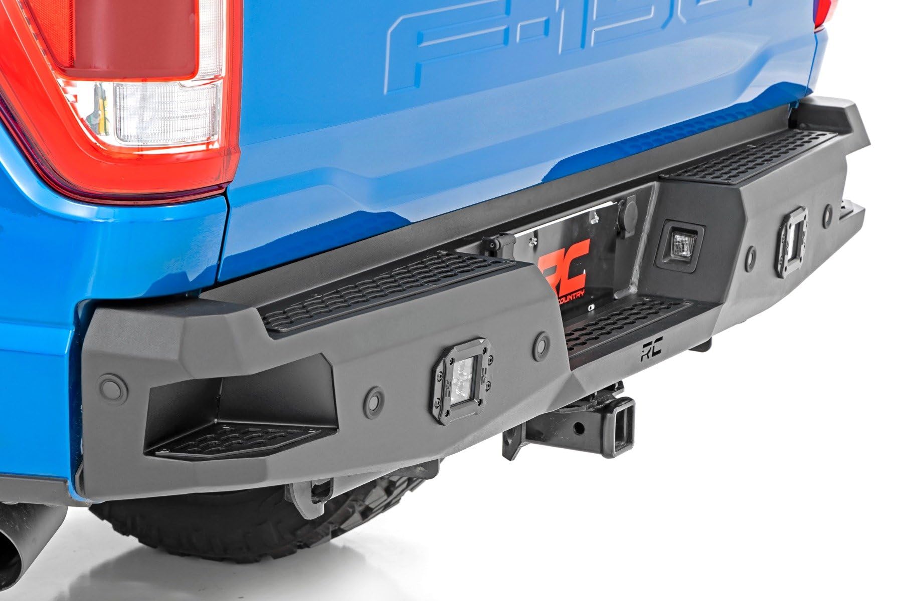 Rough Country LED Rear Heavy Duty Bumper for 2021-2023 Ford F-150-10810A