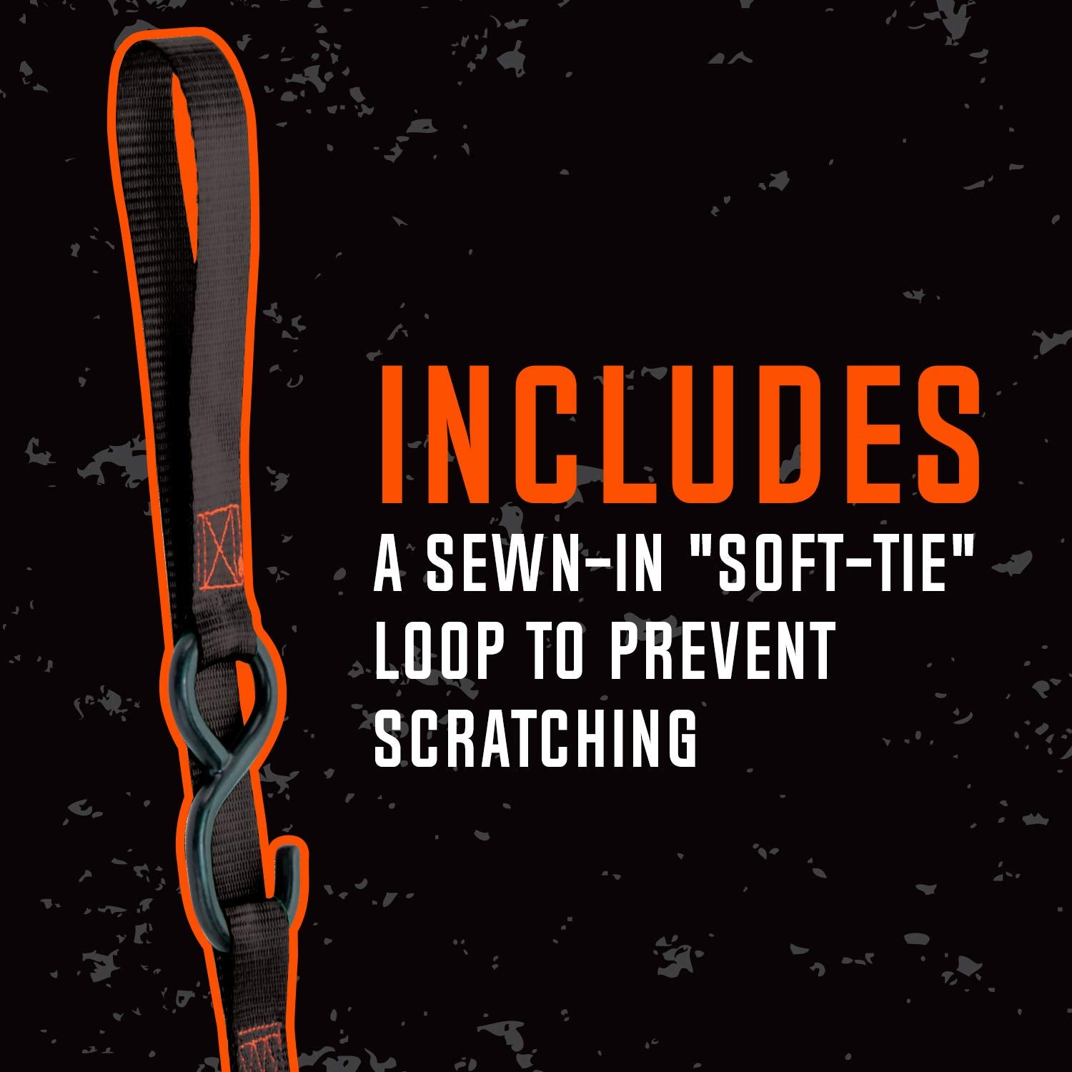 10’ SmartStraps Tactical Ratchet Straps, 2 Pack — Heavy Duty Tie-Down Straps — 3,000lb Break Strength, 1,500lb Safe Work Load — Haul Dirt Bikes, ATVs, and Mowers