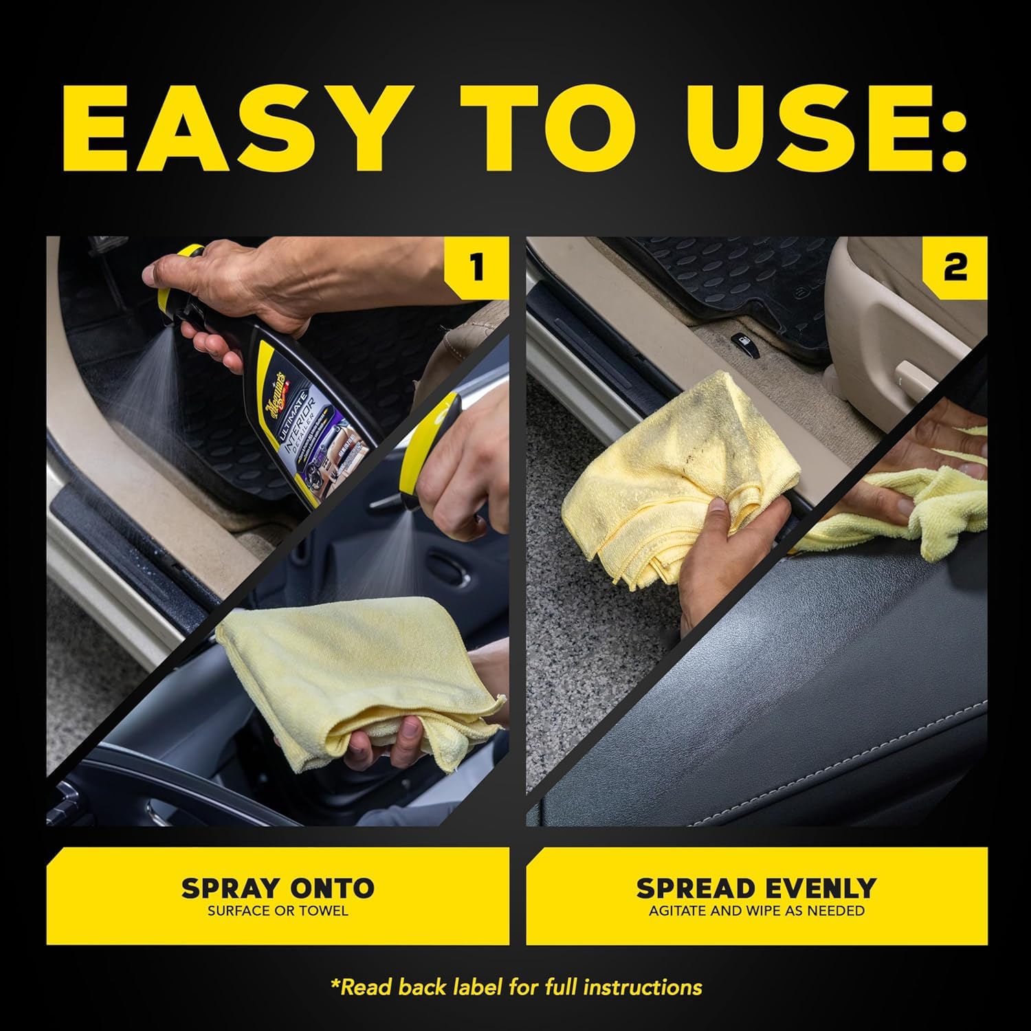 Quik Interior Detailer Cleaner Meguiar's G13616EU 473ml for a matt finish
