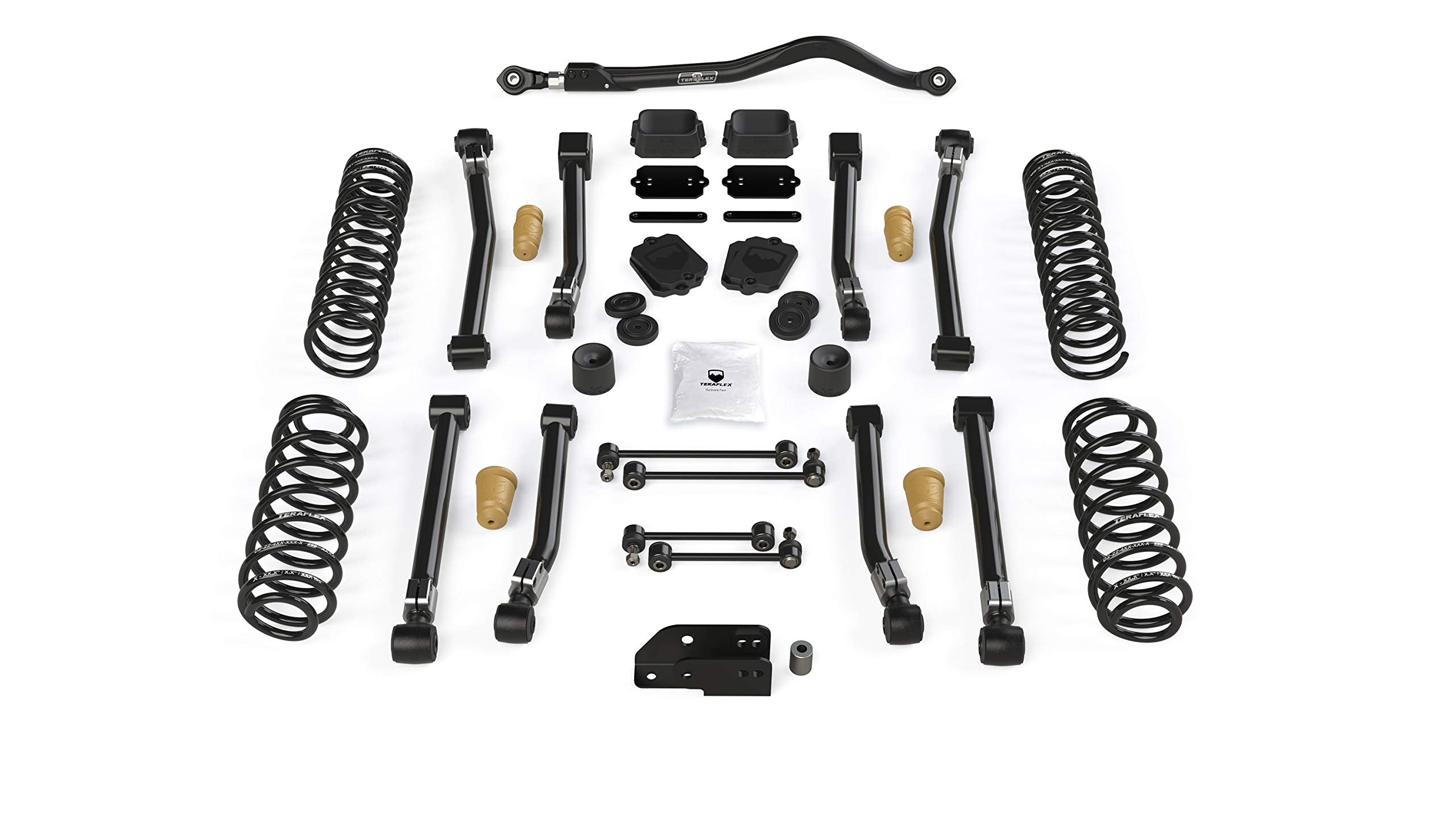 2.5” Alpine CT2 Short Arm Suspension System – JLU 4-Door: No Shock Absorbers