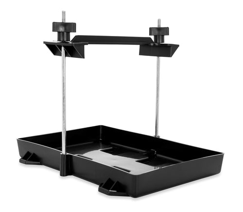 Camco Standard Battery Hold-Down Tray/RV Camper | Holds 24/24M Automotive Batteries | Fits Batteries Up to 11 1/8" L x 6 ¾" W x 8" H (55394)
