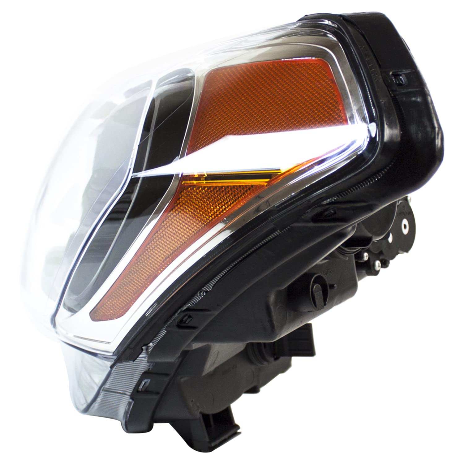 Left TYC Headlight Assembly Compatible with 2012-2013 Kia Soul