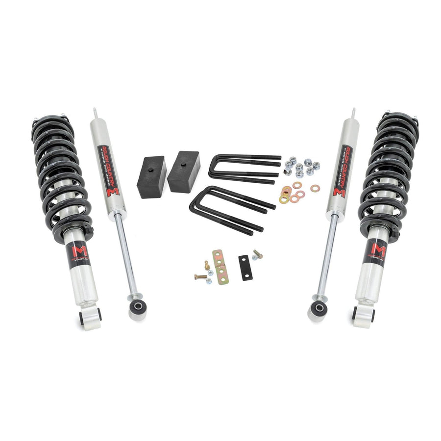 2.5" Rough Country Suspension Lift Kit with M1 Struts & M1 Rear Shocks for Toyota Tundra 4WD (2000-2006)