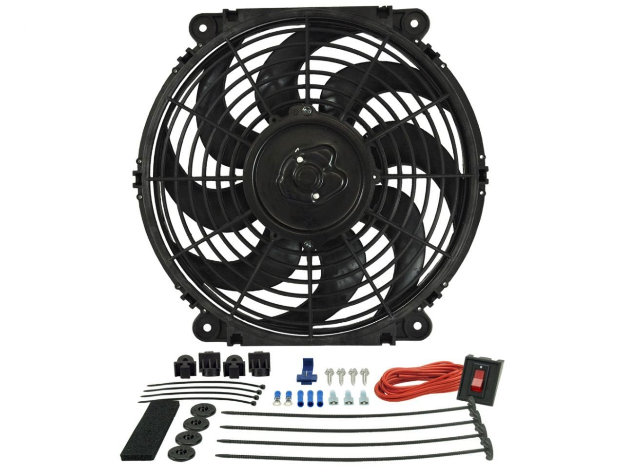 12" Derale Tornado Electric Fan Premium Kit 16512