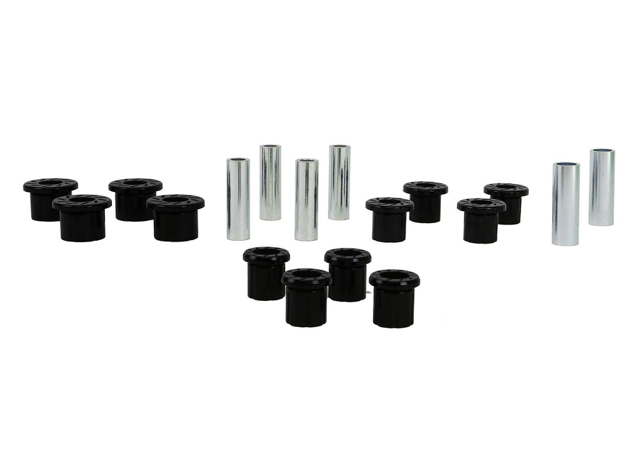REV161.0038 - Nolathane Rear Leaf Spring And Shackle Bushings, Black