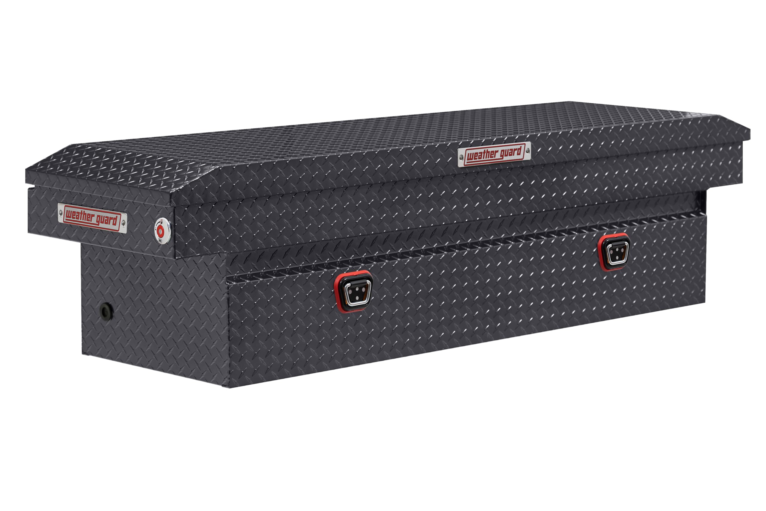 Weather Guard Saddle Box Model 127-6-04, Aluminum, Full Standard, Gunmetal Gray, 11.0 cu ft