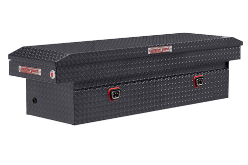 Weather Guard Saddle Box Model 127-6-04, Aluminum, Full Standard, Gunmetal Gray, 11.0 cu ft