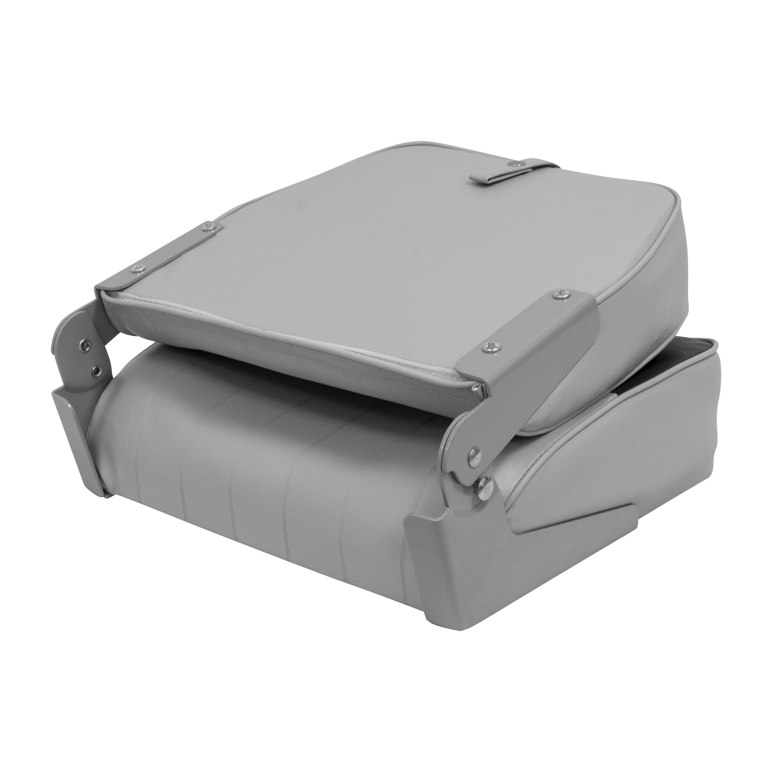 8WD734PLS-660 Wise Standard Low Back Boat Seat, Grey/Blue