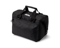 AO Coolers Canvas Caravan Soft Cooler with High-Density Insulation, Oversized Storage Pockets, Black, 24-Can