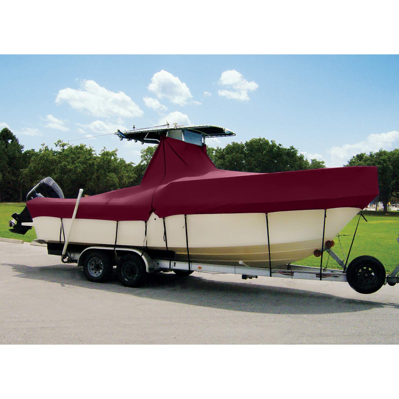 74203OY Taylor Made Products Semi-Custom for Boats with Fixed T-Tops Boating Hardware & Maintenance Supplies