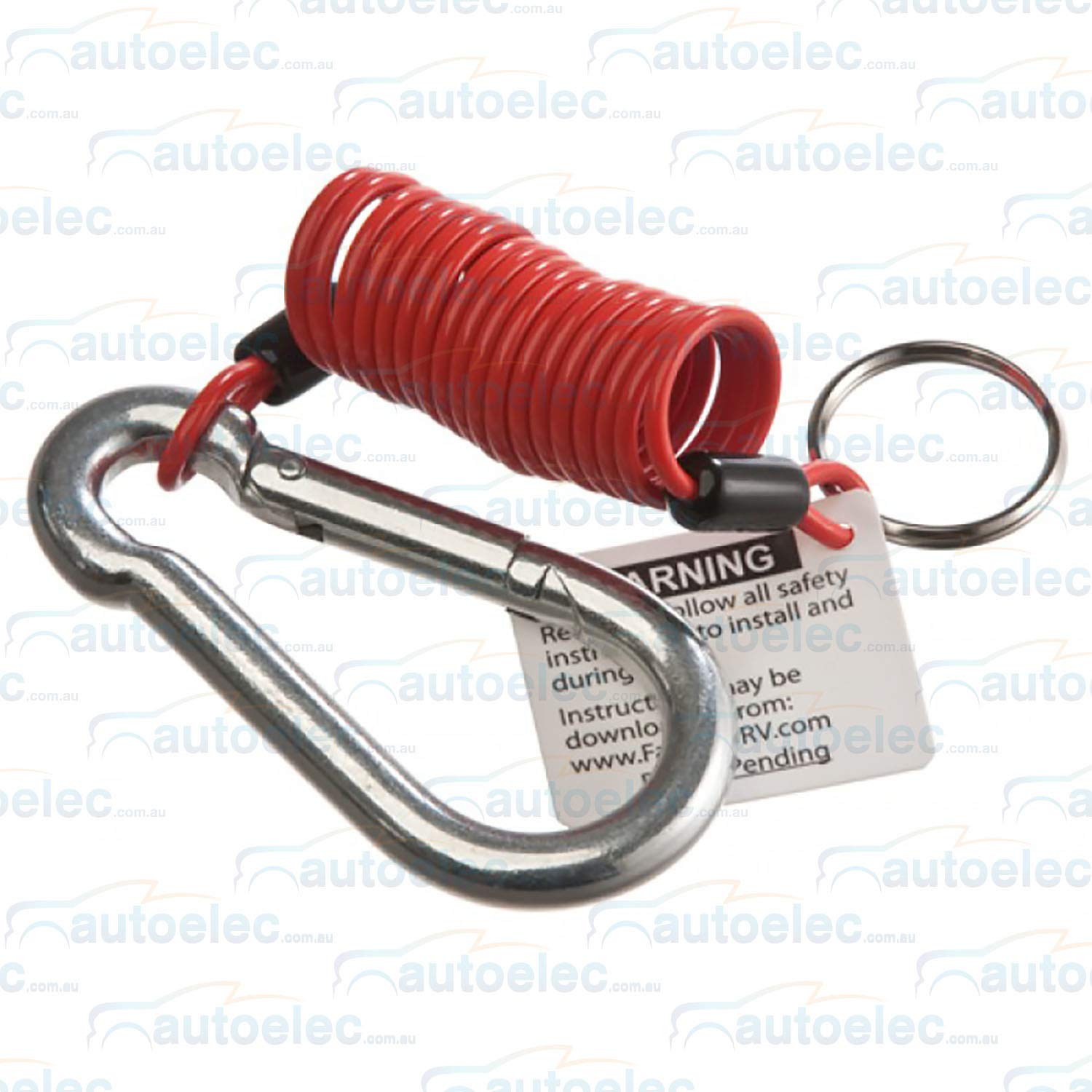 Zip Fastway 4 Foot Breakaway Cable with Electric Brake Switch 80-00-2040 RED