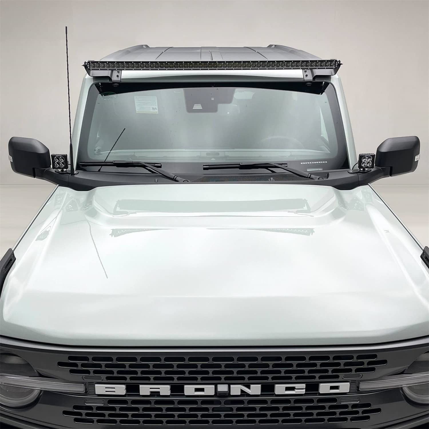 Front Roof LED KIT ZROADZ for a 2021-2022 Ford Bronco, Includes (1) 50 inch Straight Single Row Light Bar - Part # Z335411-KIT